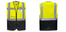 Custom Warsaw Yellow and Black Professional Style Safety Vest