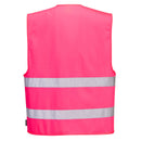 Custom PINK Safety Vest Reflective Hi-Vis Work and Event Style Vest