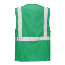 Load image into Gallery viewer, Custom GREEN Professional Executive Style Safety Vest
