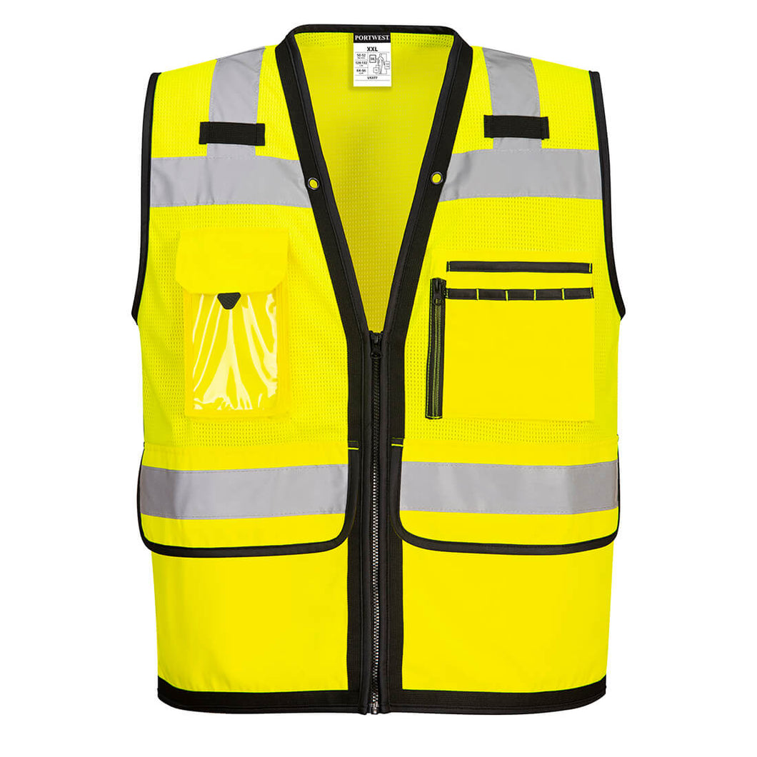 Custom Heavy Duty Hi-Vis Surveyor Vest