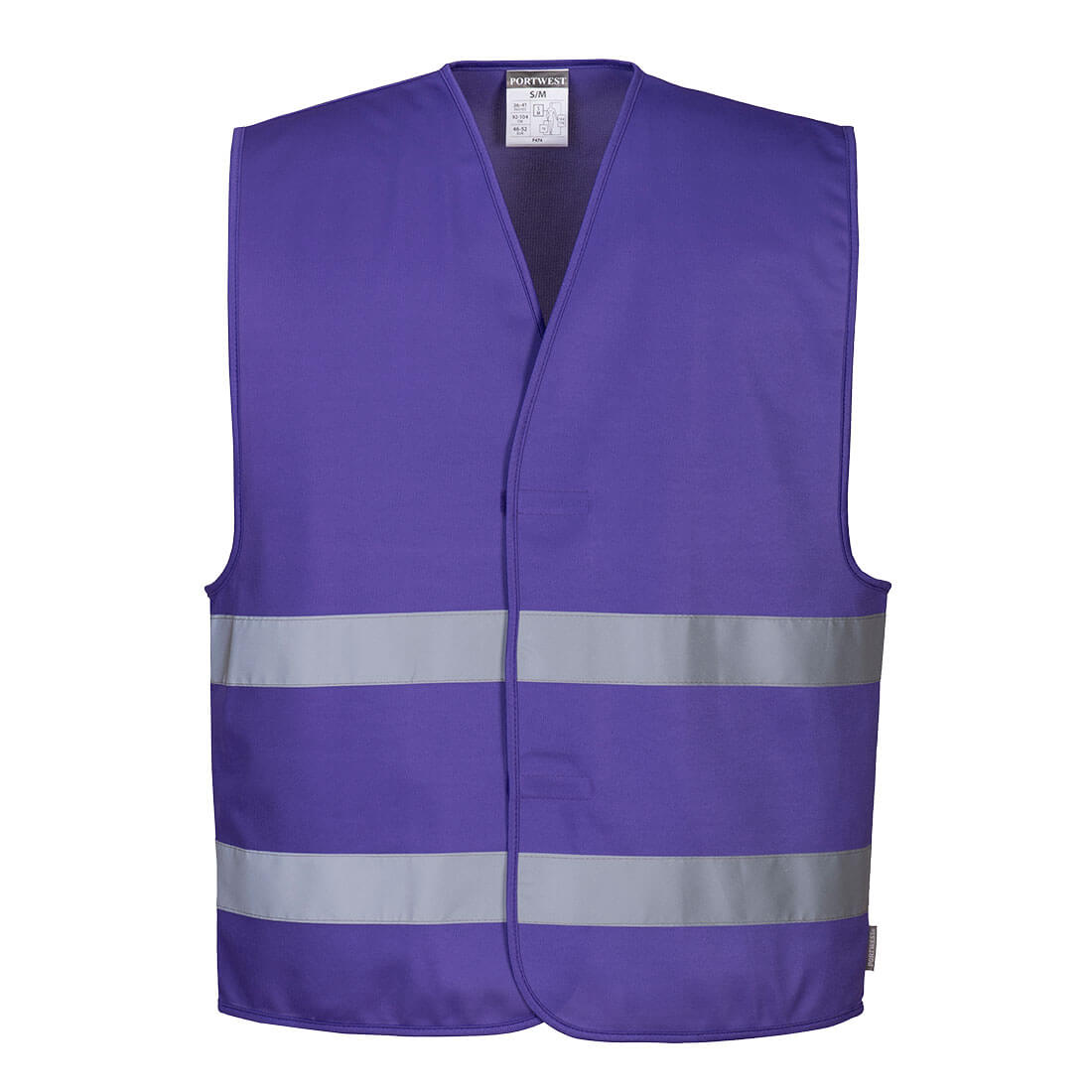 Custom PURPLE Work and Event Style Safety Reflective Vest – Safety