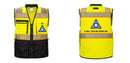 Custom Premium Two-toned Surveyor Safety Vest with Segmented Tape