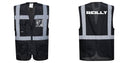 Custom Black Professional Executive Style Safety Vest
