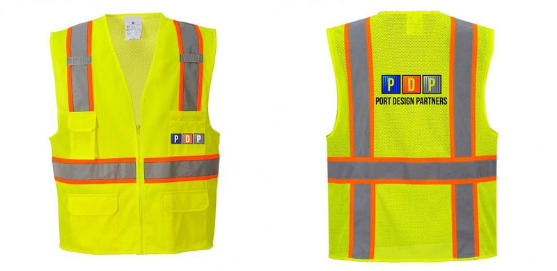 Class 2 Safety Vest with Cooling Mesh Back