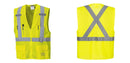 Custom Hi-Vis YELLOW Mesh X Back Executive Vest