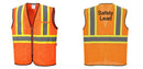 Custom Yellow Mesh Class 2 Reflective Safety Vest with Pockets