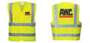 Custom Logo Reflective Yellow Safety Vest - ANSI Class 2