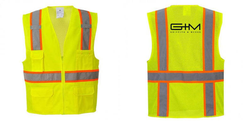 Class 2 Safety Vest with Cooling Mesh Back