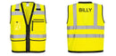 Custom Heavy Duty Hi-Vis Surveyor Vest
