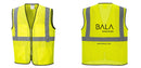 Custom Lightweight High Visibility Yellow Tampa Mesh Vest