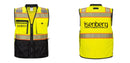 Custom Premium Two-toned Surveyor Safety Vest with Segmented Tape