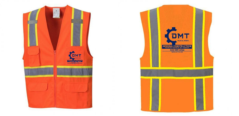 Class 2 Safety Vest with Cooling Mesh Back