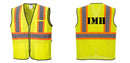 Custom Yellow Mesh Class 2 Reflective Safety Vest with Pockets