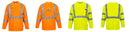 Custom Class 3 Long Sleeve Safety Shirt Hi-Vis Moisture Wicking
