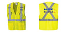 Custom Hi-Vis YELLOW Mesh X Back Executive Vest