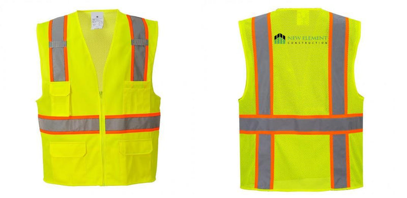 Class 2 Safety Vest with Cooling Mesh Back
