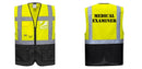 Custom Warsaw Yellow and Black Professional Style Safety Vest
