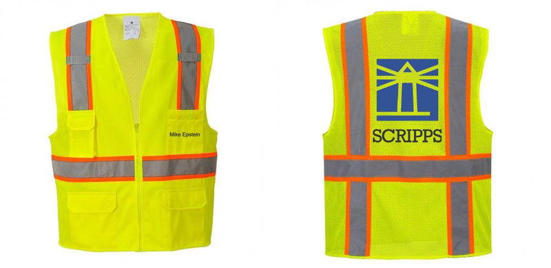 Class 2 Safety Vest with Cooling Mesh Back