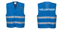 Custom Royal Blue MeshAir Reflective Events Safety Vest