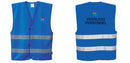 Custom ROYAL BLUE Safety Vest Reflective Hi Vis Work and Event Style Vest
