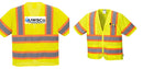Custom Class 3 Yellow Safety Vest Sleeved Hi-Vis with Pockets
