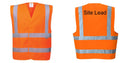 Custom Hi-Vis ORANGE Class 2 Reflective Safety Vest