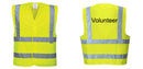 Custom Logo Reflective Yellow Safety Vest - ANSI Class 2