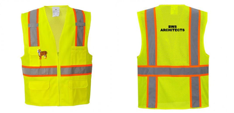Class 2 Safety Vest with Cooling Mesh Back