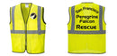 Custom Lightweight High Visibility Yellow Tampa Mesh Vest