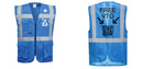 Custom ROYAL BLUE Professional Executive Style Safety Vest