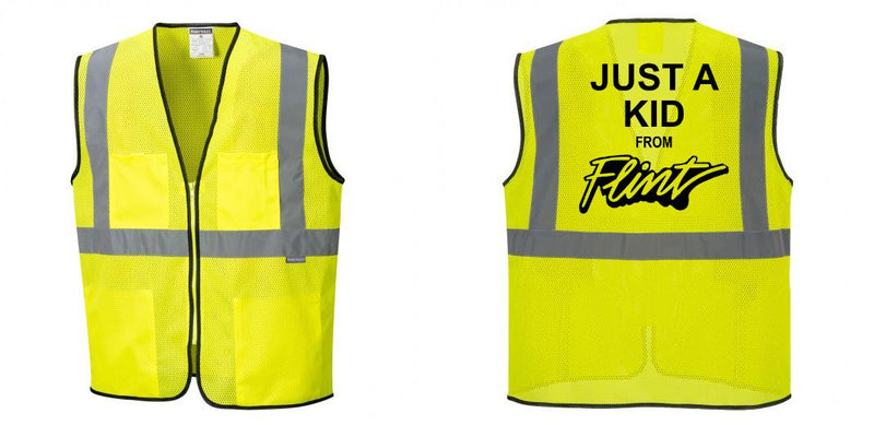 Custom Lightweight High Visibility Yellow Tampa Mesh Vest