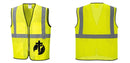 Custom Lightweight High Visibility Yellow Tampa Mesh Vest