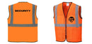 Custom Lightweight High Visibility ORANGE Tampa Mesh Vest