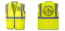 Custom Lightweight High Visibility Yellow Tampa Mesh Vest
