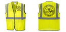 Custom Lightweight High Visibility Yellow Tampa Mesh Vest