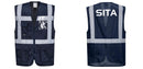 Custom NAVY Professional Executive Style Safety Vest