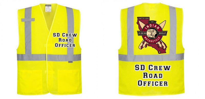 Custom Class 2 High Visibility Economy Reflective MESH Safety Vest