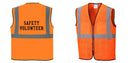 Custom Lightweight High Visibility ORANGE Tampa Mesh Vest