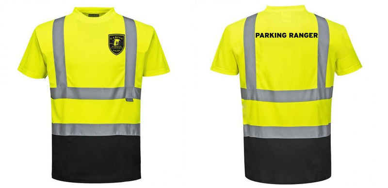 Custom Class 2 Safety T-Shirt Two Tone With Black Bottom