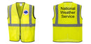 Custom Lightweight High Visibility Yellow Tampa Mesh Vest