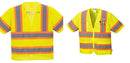 Custom Class 3 Yellow Safety Vest Sleeved Hi-Vis with Pockets