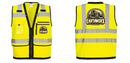 Custom Heavy Duty Hi-Vis Surveyor Vest