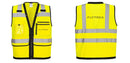 Custom Heavy Duty Hi-Vis Surveyor Vest
