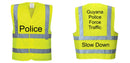 Custom Logo Reflective Yellow Safety Vest - ANSI Class 2