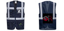 Custom NAVY Professional Executive Style Safety Vest