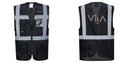 Custom Black Professional Executive Style Safety Vest