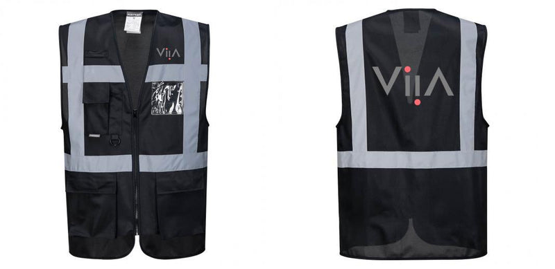 Custom Black Professional Executive Style Safety Vest
