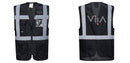 Custom Black Professional Executive Style Safety Vest