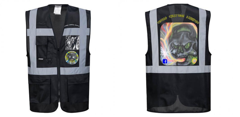 Custom Black Professional Executive Style Safety Vest