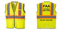 Custom Yellow Mesh Class 2 Reflective Safety Vest with Pockets